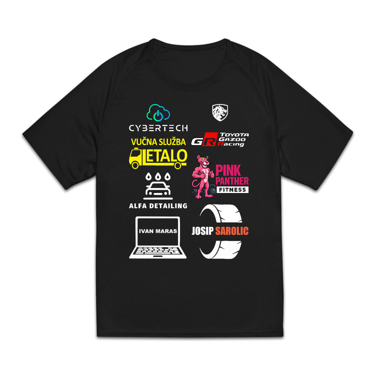 Gaz00Racing Sponsored Motorsport Premium Man Sports T-shirt