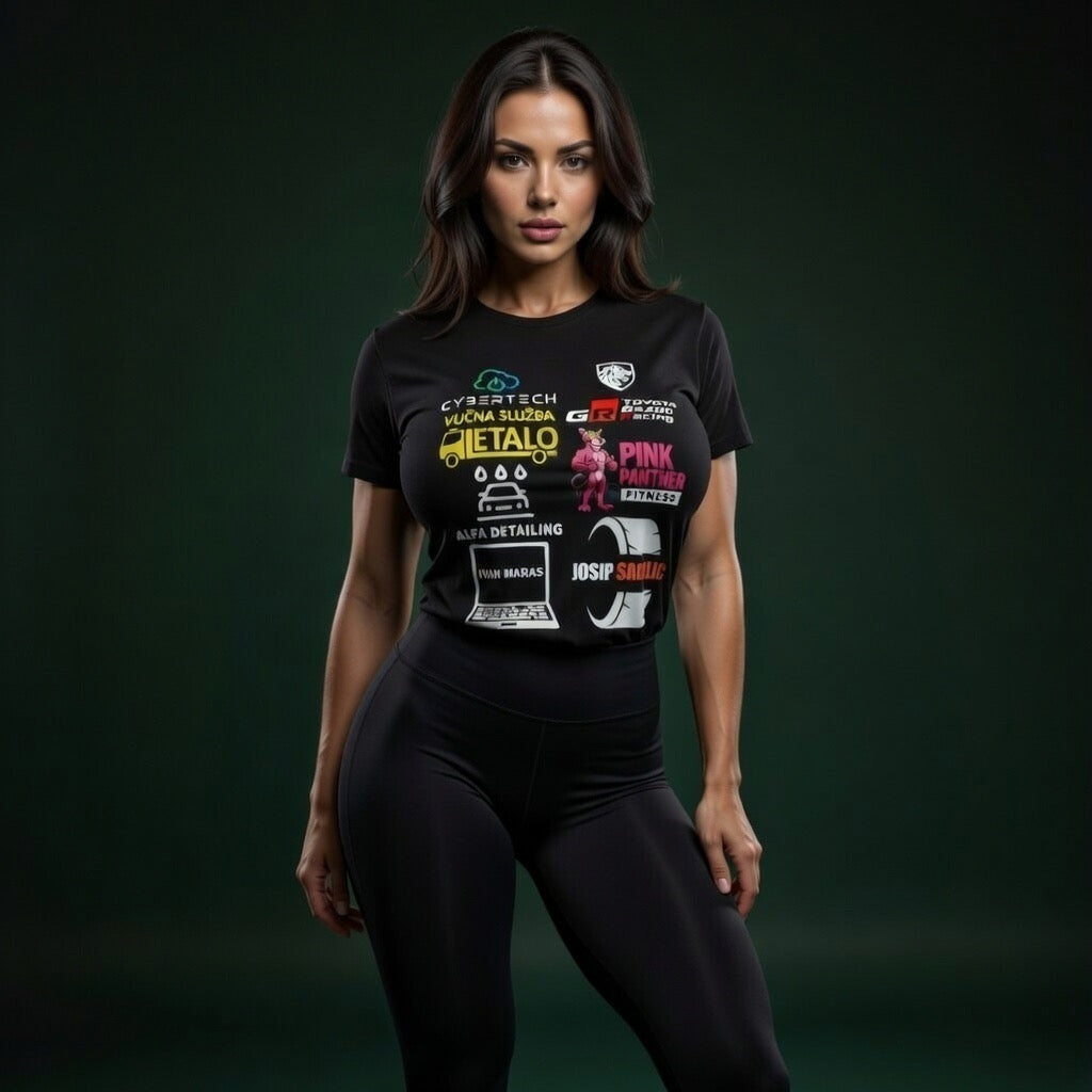 Gaz00Racing Sponsored Motorsport Premium Women Sports T-shirt